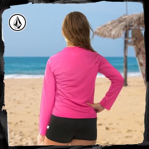 Volcom Girls Rash Guard 2 Pack Rash Guard for Girls Long Sleeve Swim Shirt SPF50+ in Saudi Arabia