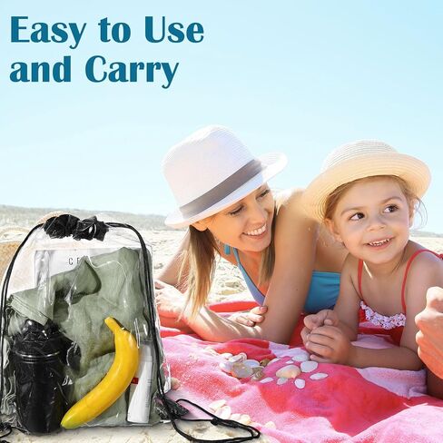 Silkfly 150 pcs واضحة الرباط على ظهره على تحمل حقائب الاستاد المعتمدة للرجال كليات الرياضة الصالة الرياضية (أسود) in Kuwait