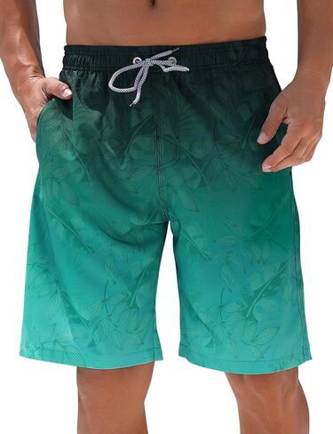ELETOP Men's Swim Trunks Quick Dry Bathing Suit Swimming Board Shorts Mesh Lining Beach Swimwear in Saudi Arabia