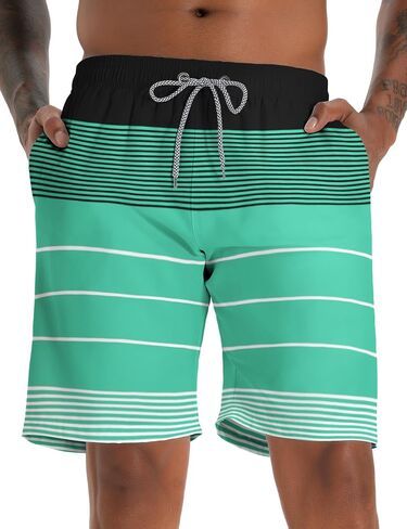 ELETOP Men's Swim Trunks Quick Dry Bathing Suit Swimming Board Shorts Mesh Lining Beach Swimwear in Saudi Arabia