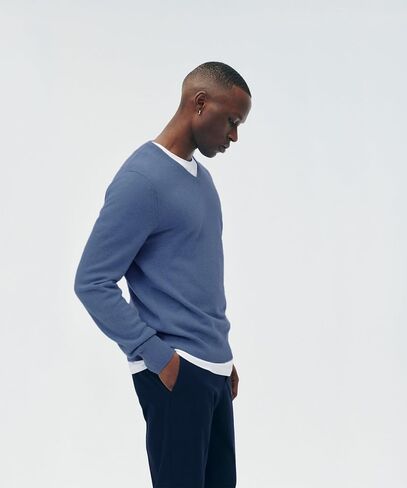 Original Cashmere V-Neck Sweater Men's in Saudi Arabia