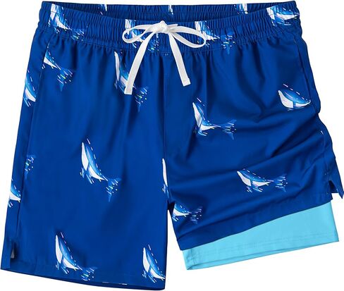 XOMZG Men's Swim Trunks，Mesh Lining Quick Dry with Pockets Beach Shorts Hawaiian in Kuwait