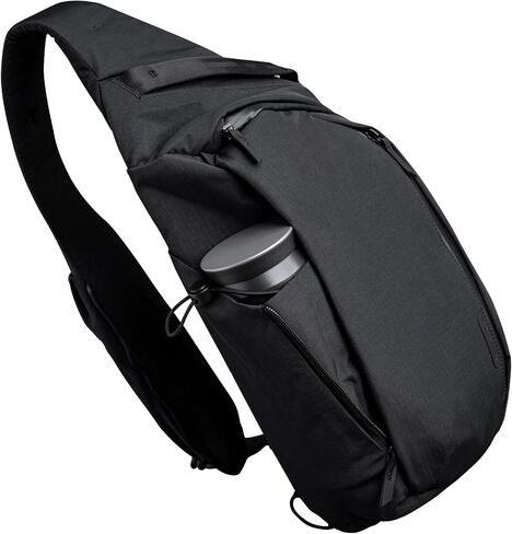 Alpaka Metro Crossbody الكتف الأيسر 10L - Crossbody Bag Men ، حقيبة الظهر حبال - تناسب 11 بوصة - كتف واحد مع ykk zipper - جيب زجاجة ماء قابلة للتوسيع - كم الهاتف - أسود أكوفلوكس 210d in Saudi Arabia