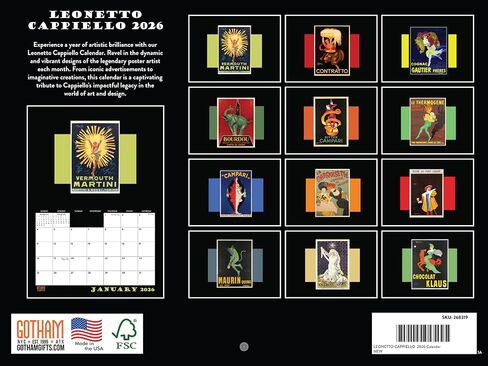 Coffee Calendar 2025 Monthly Wall Calender 12 Month | American Made In The USA in Saudi Arabia