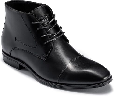 Holy dove Mens Dress Boots,Premium Leather Oxfords,Formal Lace-Up Business Boots for Men‌‌ in Kuwait
