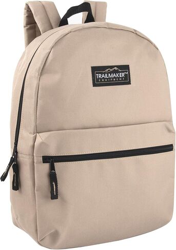 Trail maker 24 Pack- Classic 17 Inch Backpacks in Bulk Wholesale Back Packs for Boys and Girls (Assorted 12 Colors Pack) in Kuwait