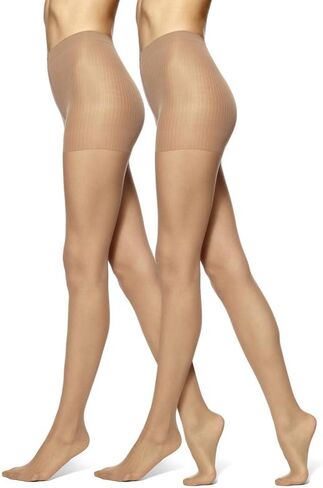 No Nonsense womens Control Top Pantyhose With Sheer Toe in Saudi Arabia