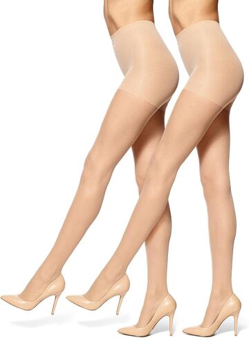 No Nonsense womens Control Top Pantyhose With Sheer Toe in Saudi Arabia