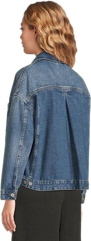 Free People Women's Opal Swing Denim Jacket in Saudi Arabia