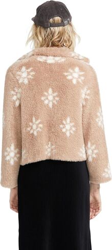 Volcom Women Go Faux Fur Fur Fit Sweater سترة in Kuwait