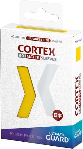 أكمام بطاقات خارجية Ultimate Guard Cortex، 100 أكمام TCG ذات حجم قياسي، 66 × 91 مم، ظهر برتقالي، لمسة نهائية لامعة، خالية من PVC والأحماض، وضوح عالي in Kuwait