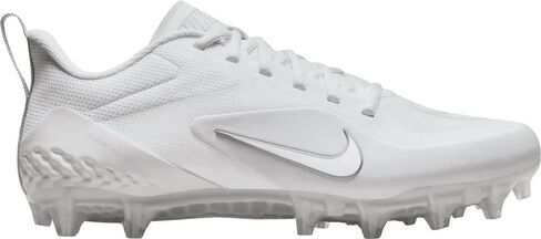 Nike Men's Alpha Huarache8 Pro Lax Lacrosse Cleats Shoes White/Pure Platinum #CW4439-110 - Size Mens 13 in Kuwait