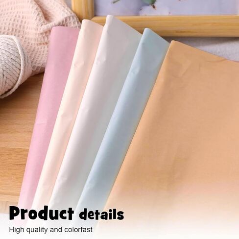 VGOODALL 100 Sheets Metallic Gold Tissue Paper, 20 X 14 inches in Kuwait