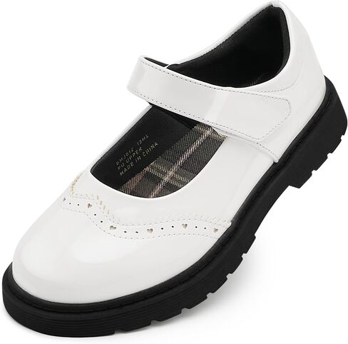 Stelle Girls School Mary Janes Uniform Shoes Flats Dress Shoes Chunky Loafers Oxfords (Little/Big Kids) in Saudi Arabia