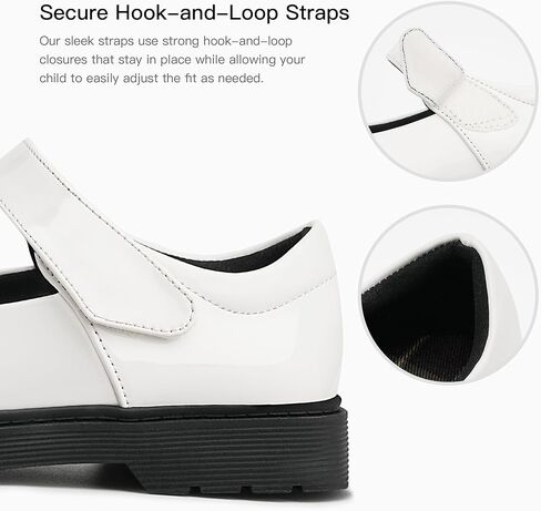 Stelle Girls School Mary Janes Uniform Shoes Flats Dress Shoes Chunky Loafers Oxfords (Little/Big Kids) in Saudi Arabia