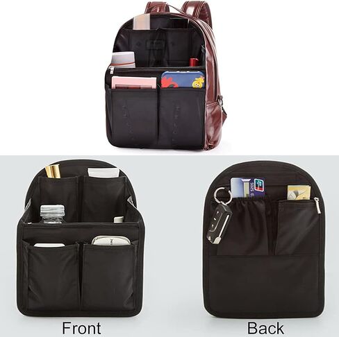 Hoyofo Mini Backpack Organizer Insert Dister Small Counter Based for Rucksack Rase Lightweight Nylon ، الأزرق الفاتح in Saudi Arabia