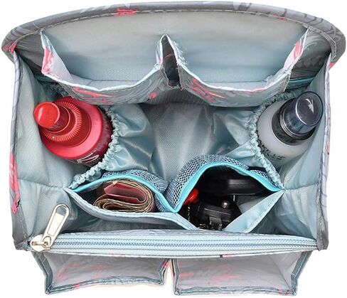 Hoyofo Mini Backpack Organizer Insert Dister Small Counter Based for Rucksack Rase Lightweight Nylon ، الأزرق الفاتح in Saudi Arabia
