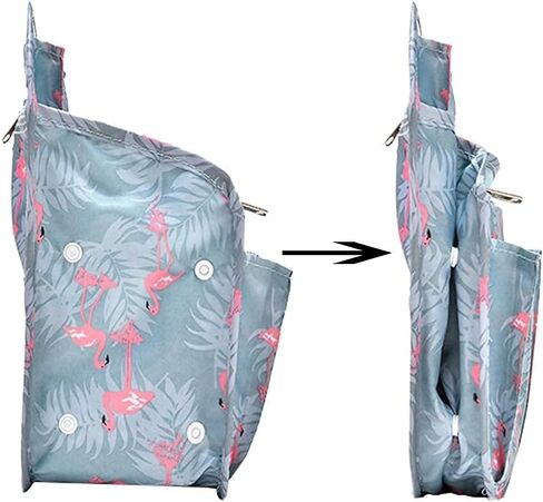 Hoyofo Mini Backpack Organizer Insert Dister Small Counter Based for Rucksack Rase Lightweight Nylon ، الأزرق الفاتح in Saudi Arabia