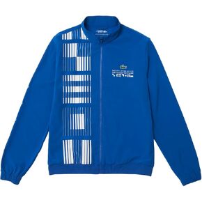 Lacoste Men's SPORT x Novak Djokovic Track Jacket, Blue/White, Medium-Large