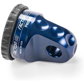 Factor 55 ProLink Winch Shackle Mount for Trucks, Jeeps, and SUVs, Fits Lines Up to 3/8" Diameter - Blue