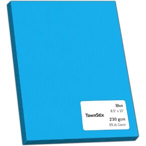 24 Pieces, 85 lb (230 gsm) - Orange Cardstock, Thick Heavy Cardboard Paper - Laser and Inkjet Printing, 8.5 x 11 inches