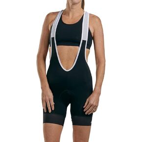 Zoot Women Corcle Cycling Bib ، شورت دراجات مبطنة لدورة الأداء والتدريب مع APF 50+ النسيج