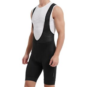 qualidyne Men's Cycling Bib Shorts 4D Padded Breathable Road Bike Bibs Biking Shorts