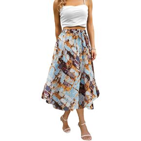 Maxi Skirts for Women with Pockets Long Midi Length Casual Skirt for Beach Party Holiday in Kuwait