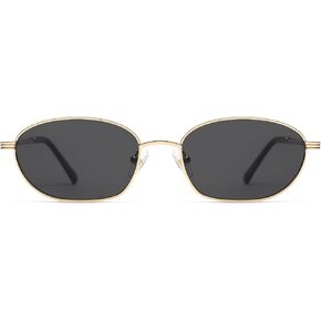 نظارة شمسية بيضاوية صغيرة للنساء للنساء مسدسات مستطيلات الشمس المعدنية AP3716 in Kuwait