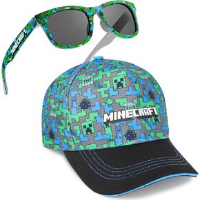 Get Trend Baseball Cap for Boys Teens Kids Sunglasses Set Adjustable Hat UV Protection