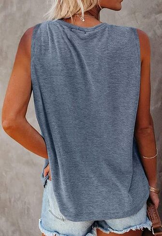 Nature Sunrise Tank Top for Women Summer Hiking Graphic Tops in Saudi Arabia