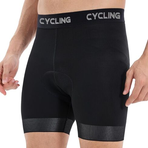 Men's 5D Padded Underwear Bike Shorts Cycling Pants MTB Biking Shorts for Men with Liner in Saudi Arabia