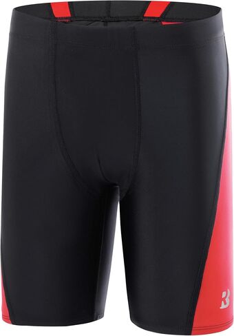 Roadbox Boys Swimmers Flowers ، و Spwims Swimsuit Quick Dry Dry Complity ، UPF 50+ Wating Kids Athletic Compression Shorts in Kuwait