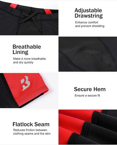 Roadbox Boys Swimmers Flowers ، و Spwims Swimsuit Quick Dry Dry Complity ، UPF 50+ Wating Kids Athletic Compression Shorts in Kuwait