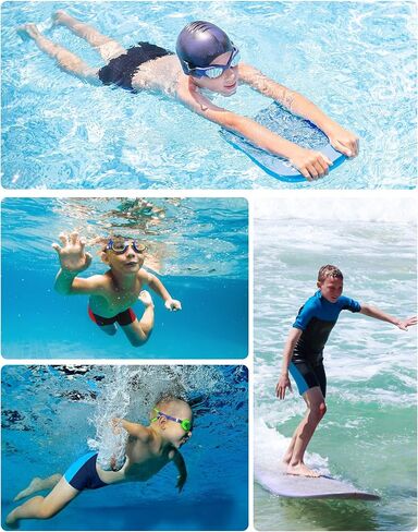 Roadbox Boys Swimmers Flowers ، و Spwims Swimsuit Quick Dry Dry Complity ، UPF 50+ Wating Kids Athletic Compression Shorts in Kuwait