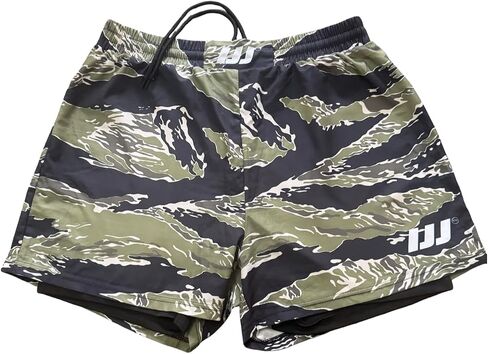 Hybrid Combat Shorts with Built-in Compression Liner for Jiu Jitsu, Grappling, MMA, and Wrestling in Saudi Arabia