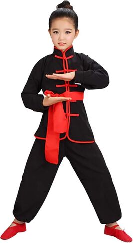 STIOEDYUAN Kids Kung Fu Suits Tai Chi Uniform Chinese Martial Art Wing Chun Clothing Sets in Kuwait