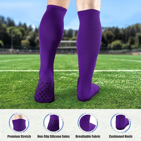 JASGOOD Grip Soccer Socks Baseball Belt Set Non-Slip Football Softball Baseball Sock for Men Women Basketball Grip Sport Sock in Saudi Arabia