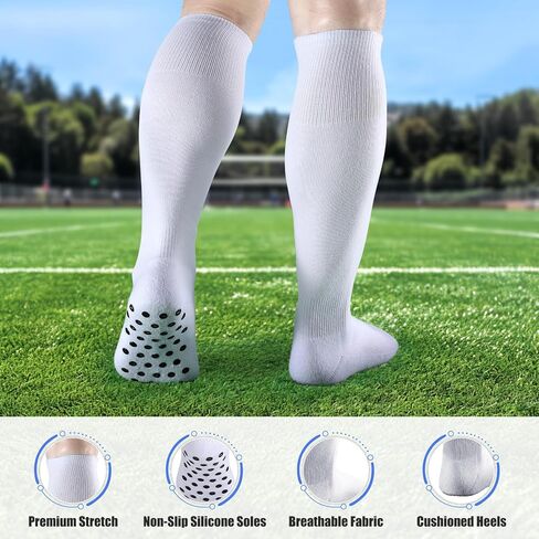 JASGOOD Grip Soccer Socks Baseball Belt Set Non-Slip Football Softball Baseball Sock for Men Women Basketball Grip Sport Sock in Saudi Arabia