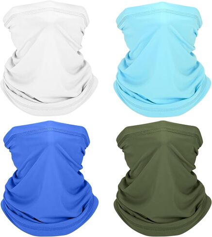 Cooling Neck Gaiter, Summer UV Face Mask Dust Balaclava, Neck Gator Bandana Face Cover for Sun Protection Men Women Outdoor in Saudi Arabia