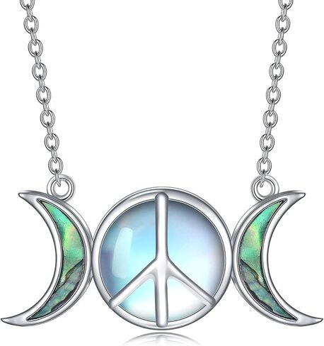PROESS Moonstone Bow and Arrow Necklace 925 Sterling Silver Artemis Pendant Necklace Ancient Greek Mythology Jewelry Gifts For Her in Saudi Arabia