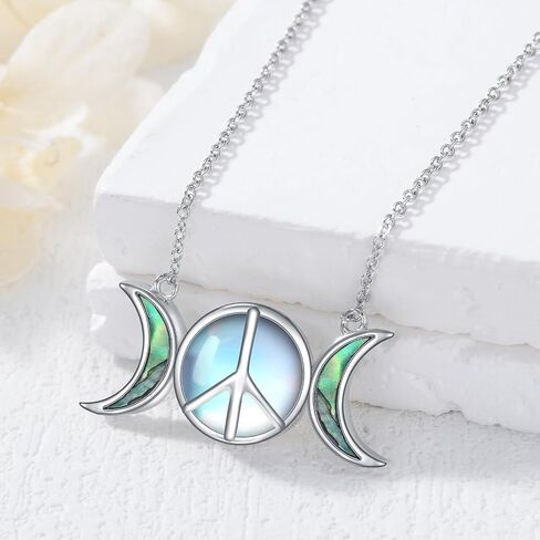 PROESS Moonstone Bow and Arrow Necklace 925 Sterling Silver Artemis Pendant Necklace Ancient Greek Mythology Jewelry Gifts For Her in Saudi Arabia