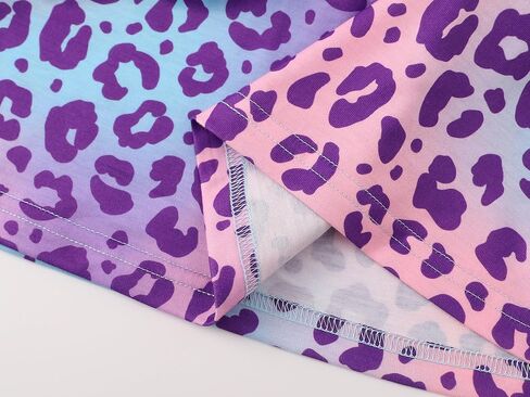 Big Girls Athletic Skort - Leopard Leopard Print Summer Summer Skirt Size 6-16 in Kuwait