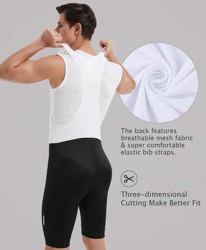 Qualidyne Men Men Cycling Bib Shorts 4D Pat -Predable Road Bike Shorts Shorts in Saudi Arabia