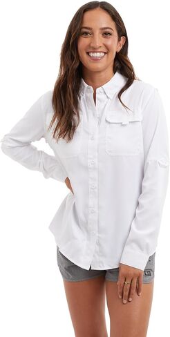 PELAGIC Women's Keys Guide Fishing Shirt, Long Sleeve, UPF 50+ Protection, Ventilated and Lightweight in Saudi Arabia