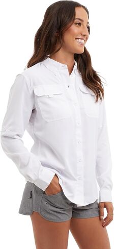 PELAGIC Women's Keys Guide Fishing Shirt, Long Sleeve, UPF 50+ Protection, Ventilated and Lightweight in Saudi Arabia