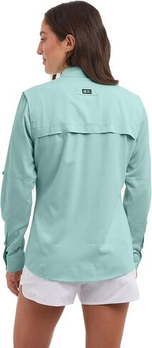 PELAGIC Women's Keys Guide Fishing Shirt, Long Sleeve, UPF 50+ Protection, Ventilated and Lightweight in Kuwait