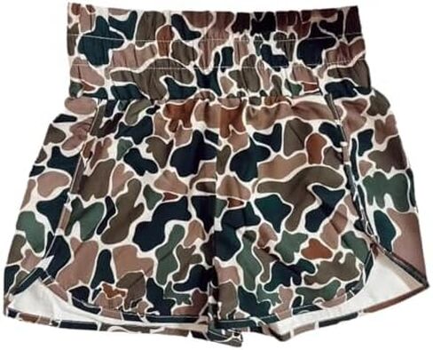 RICHTRUE Camo Boxer Shorts Women Cute Graphic Y2k Shorts Colorful Summer Bottoms 2025 Trendy in Saudi Arabia