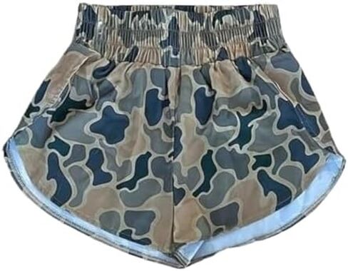 RICHTRUE Camo Boxer Shorts Women Cute Graphic Y2k Shorts Colorful Summer Bottoms 2025 Trendy in Saudi Arabia