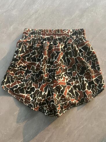 RICHTRUE Camo Boxer Shorts Women Cute Graphic Y2k Shorts Colorful Summer Bottoms 2025 Trendy in Saudi Arabia